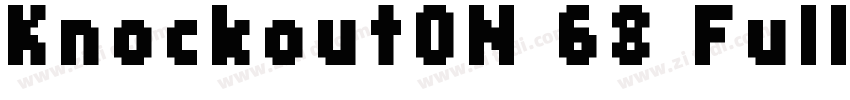 KnockoutON 68 Full F字体转换